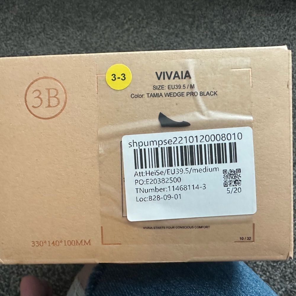 Vivaia Tamia Wedge Pro Black 39.5 (8.5 US) - Picture 7 of 12